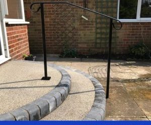 Our most popular wrought iron exterior handrail of 2020